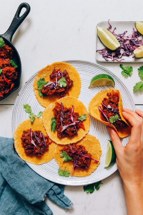 1-Pot Smoky Lentil Vegan Taco “Meat”