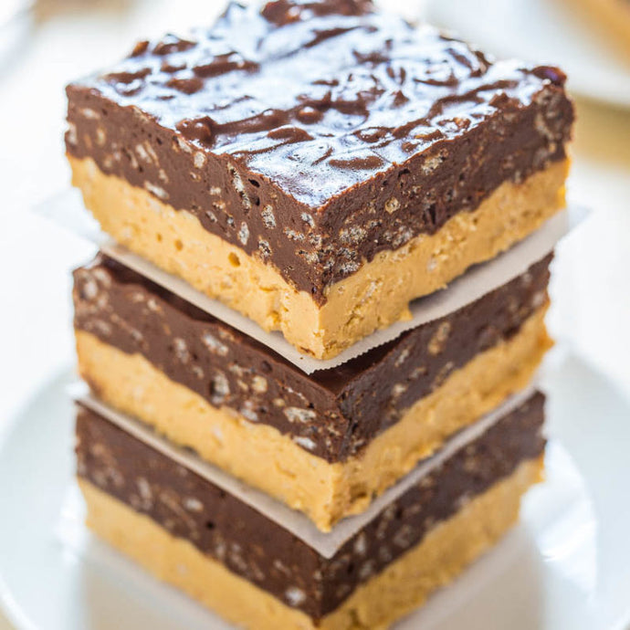 Chocolate Peanut Butter Fudge Bars