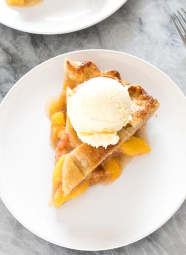 Homemade Peach Pie